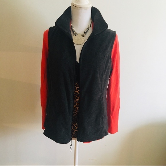 Columbia size medium fleece vest lightweight grey - Picture 1 of 8